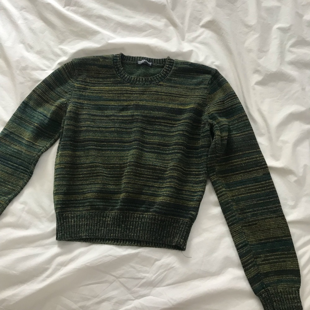 American Apparel green knit sweater